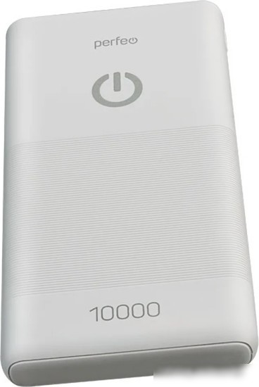 Внешний аккумулятор Perfeo Splash 10000mAh (белый)