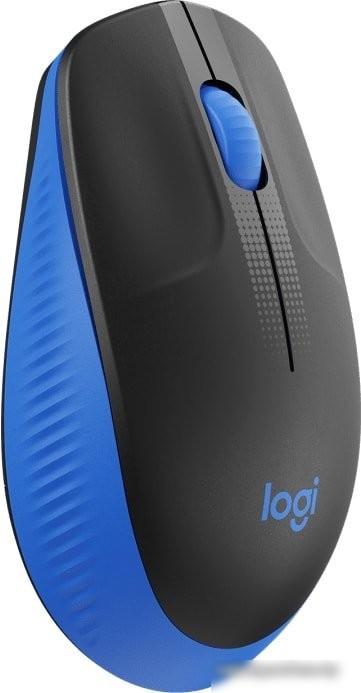 Мышь Logitech M190 (черный/синий)