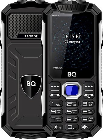 Кнопочный телефон BQ BQ-2432 Tank SE (черный)