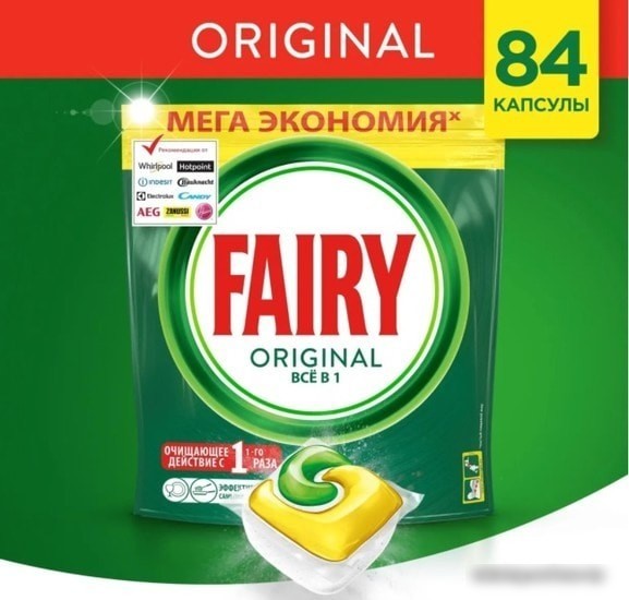 Капсулы Fairy Original Lemon All in 1 (84 шт)