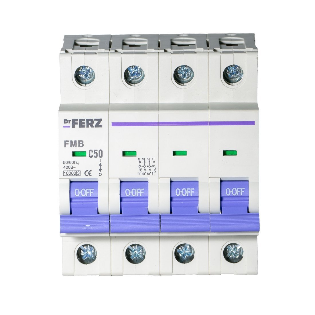 Выключатель автоматический Dr.Ferz FMB-C 10kA 4P 50 C 21100155FERZ