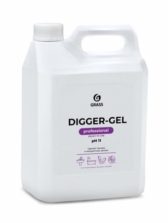 Средство для труб Grass Digger-Gel 5.3 кг