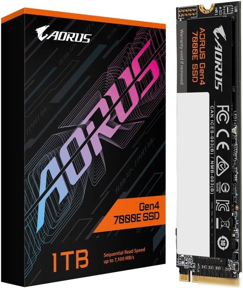SSD Gigabyte Aorus Gen4 7000E 1TB AG470E1TB