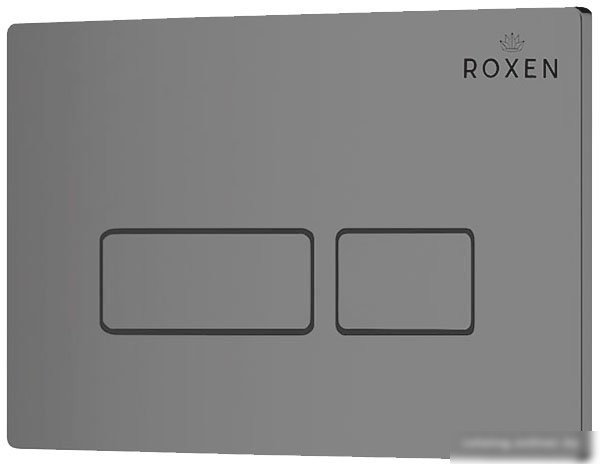 Унитаз подвесной Roxen Boro One Rimless 6 в 1 StounFix Slim 608537 (кнопка: матовая)