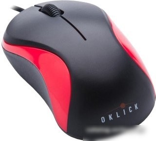Мышь Oklick 115S (черный/красный)