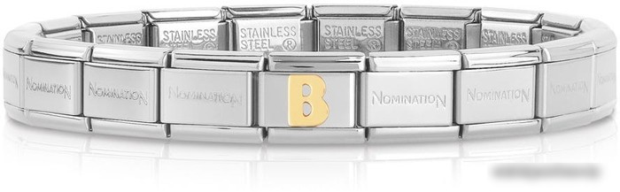 Звено для браслета NominatioN Буква B 030101/02