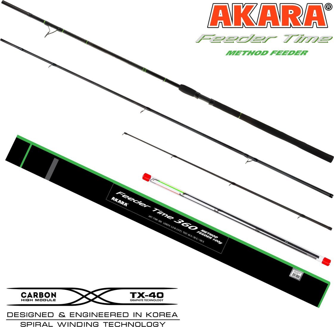 Удилище Akara Feeder Time Method Feeder FTMF-390