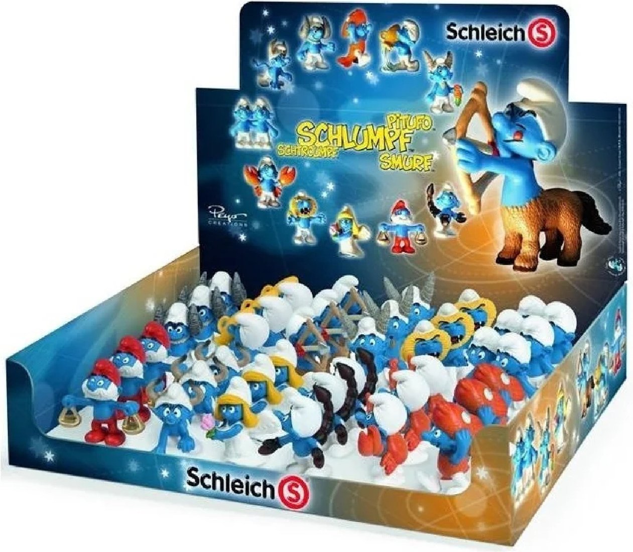 Набор фигурок Schleich Дисплей Знаки зодиака Гномы 20899 (36шт)