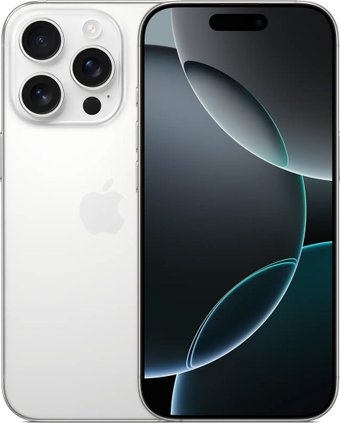 Телефон Apple iPhone 16 Pro 1TB (белый титан)