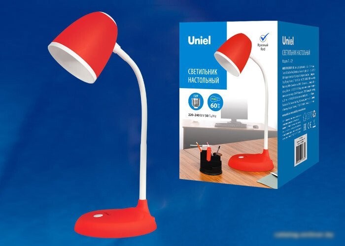 Настольная лампа Uniel TLI-228 RED E27 UL-00003651
