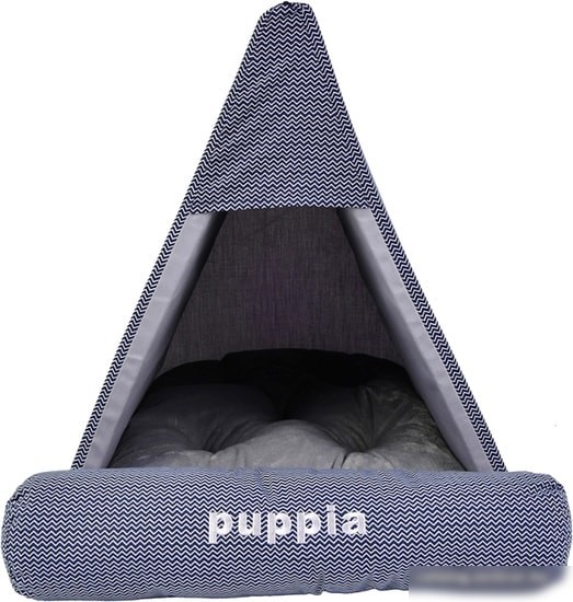 Домик Puppia Wave Check OASD-AU6036-NY-FR (синий)