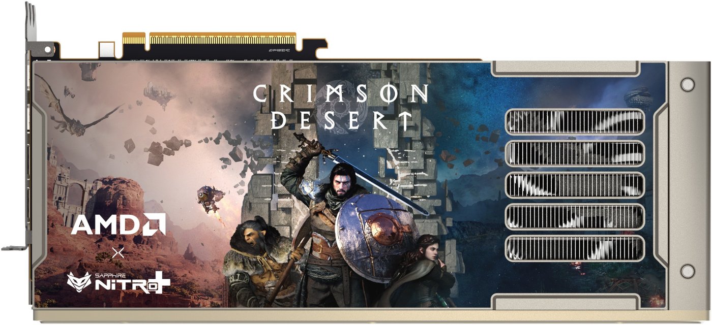 Видеокарта Sapphire Nitro+ Radeon RX 9070 XT OC Crimson Desert Edition 11348-10-20G