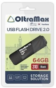 USB Flash OltraMax 310 64GB (черный)