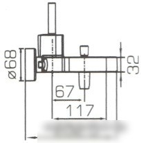 Смеситель Bravat Spring F679113C-01