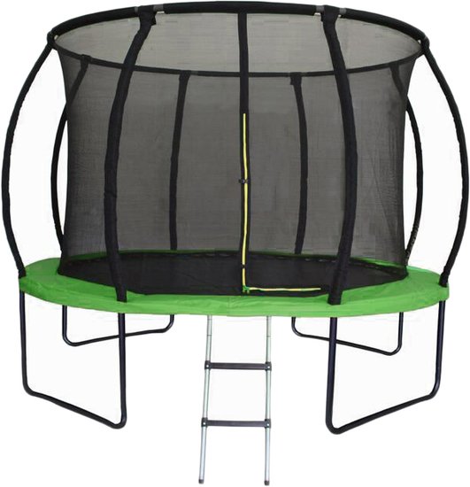 Батут Atlas Sport 312 см - 10ft Master (с лестницей, зеленый)