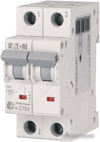 Выключатель автоматический Eaton HL-C102 2P 10A C 4.5кA 2M 194769