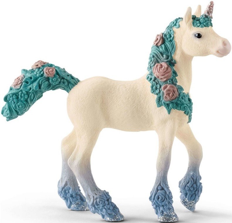 Фигурка Schleich Цветочный единорог Жеребенок 70591