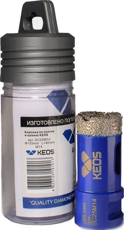 Коронка KEOS Pro 25мм DC25M14