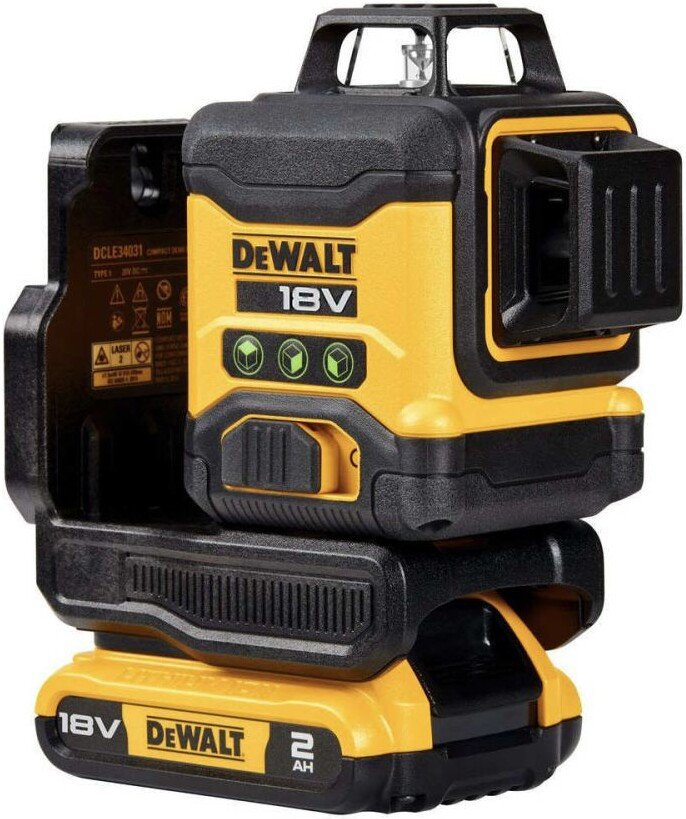 Лазерный нивелир DeWalt DCLE34031D1 (с 1-им АКБ, кейс)