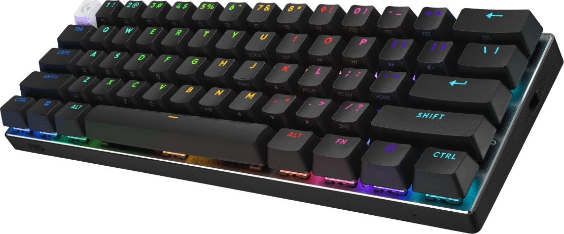 Клавиатура Logitech G Pro X 60 Lightspeed GL Tactile 920-011915 (черный, с гравировкой)