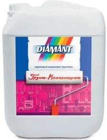 Водно-диспрессионная грунтовка Diamant Концентрат 1:4 (5 л)
