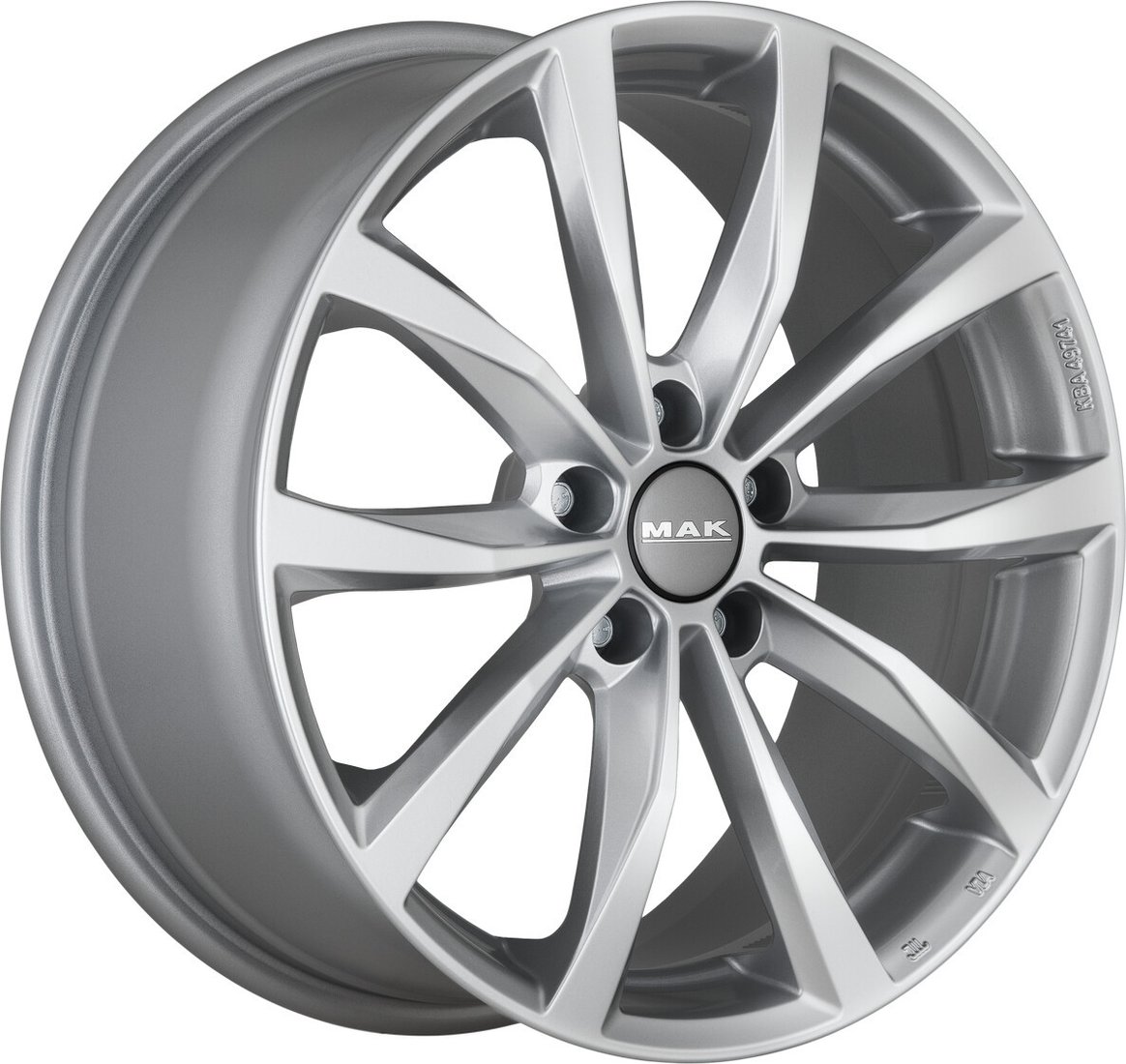 Литые диски MAK Wolf 17x7" 5x112мм DIA 57.1мм ET 48мм Silver