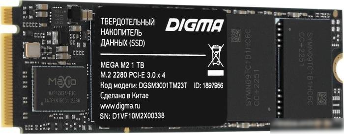 SSD Digma Mega M2 1TB DGSM3001TM23T