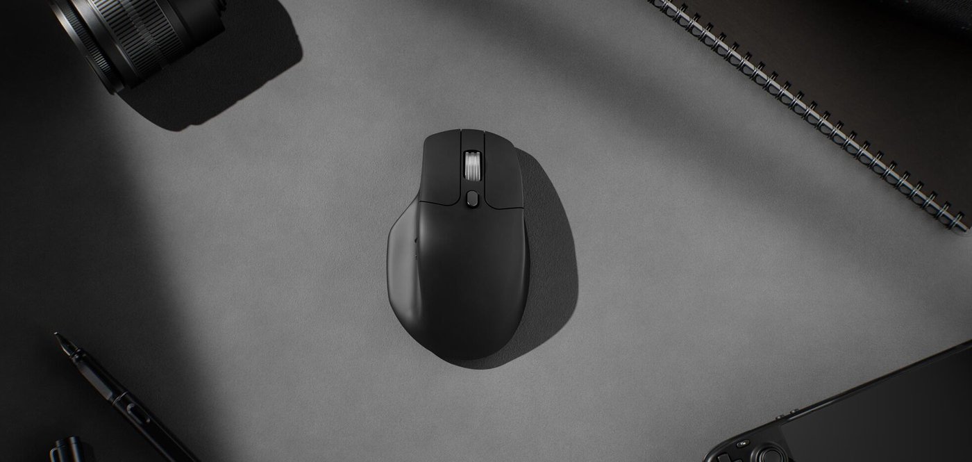 Мышь Keychron M6 Wireless 1K Pixart PAW3395 (черный)