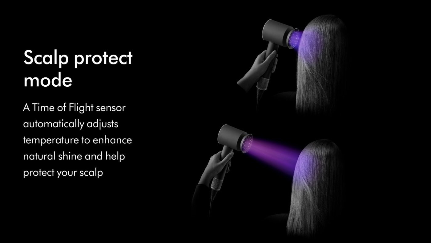 Фен Dyson HD16 Supersonic Nural Curly+Coily (евровилка, синие румяна/топаз)