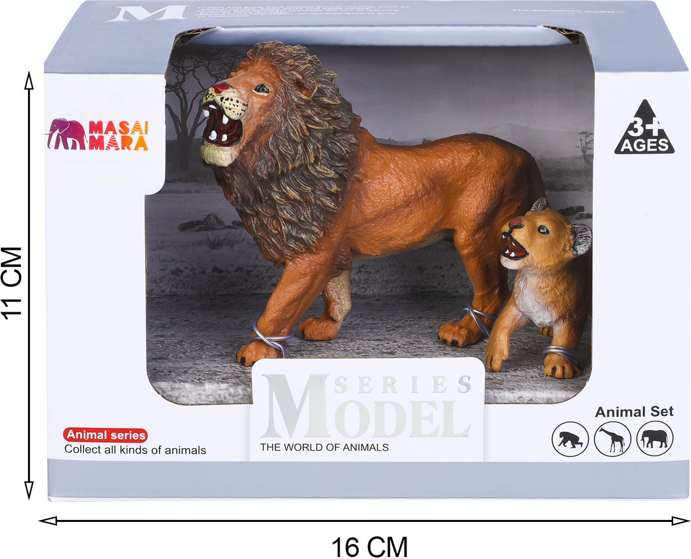 Набор фигурок Masai Mara Мир диких животных. Семья львов MM211-125