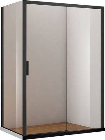 Душевой уголок Aquanet Pleasure AE60-F-80H200U-BT + AE60-N-130H200U-BT 80x130