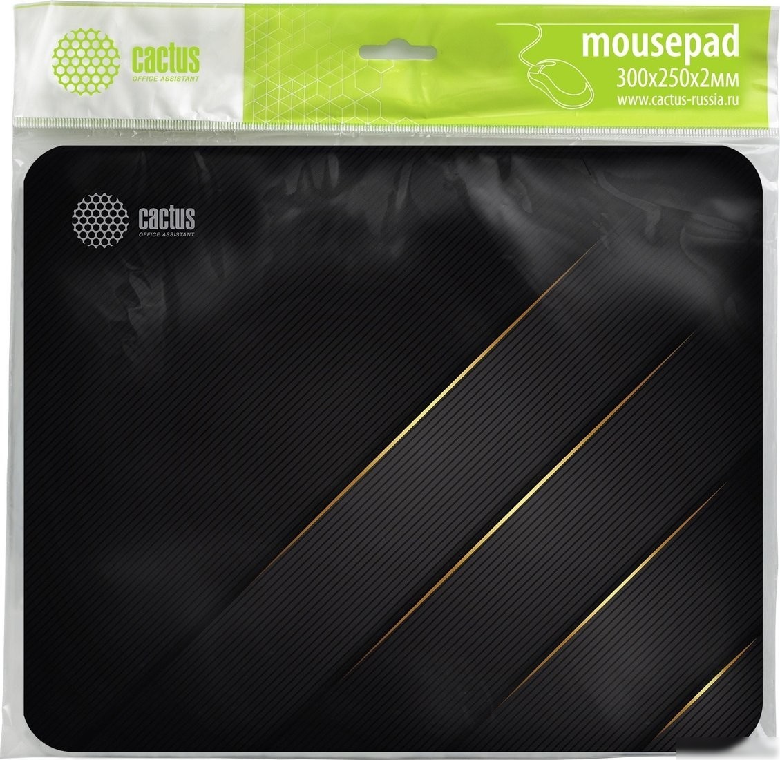Коврик для мыши CACTUS Gold Geometry CS-MPC-P04M