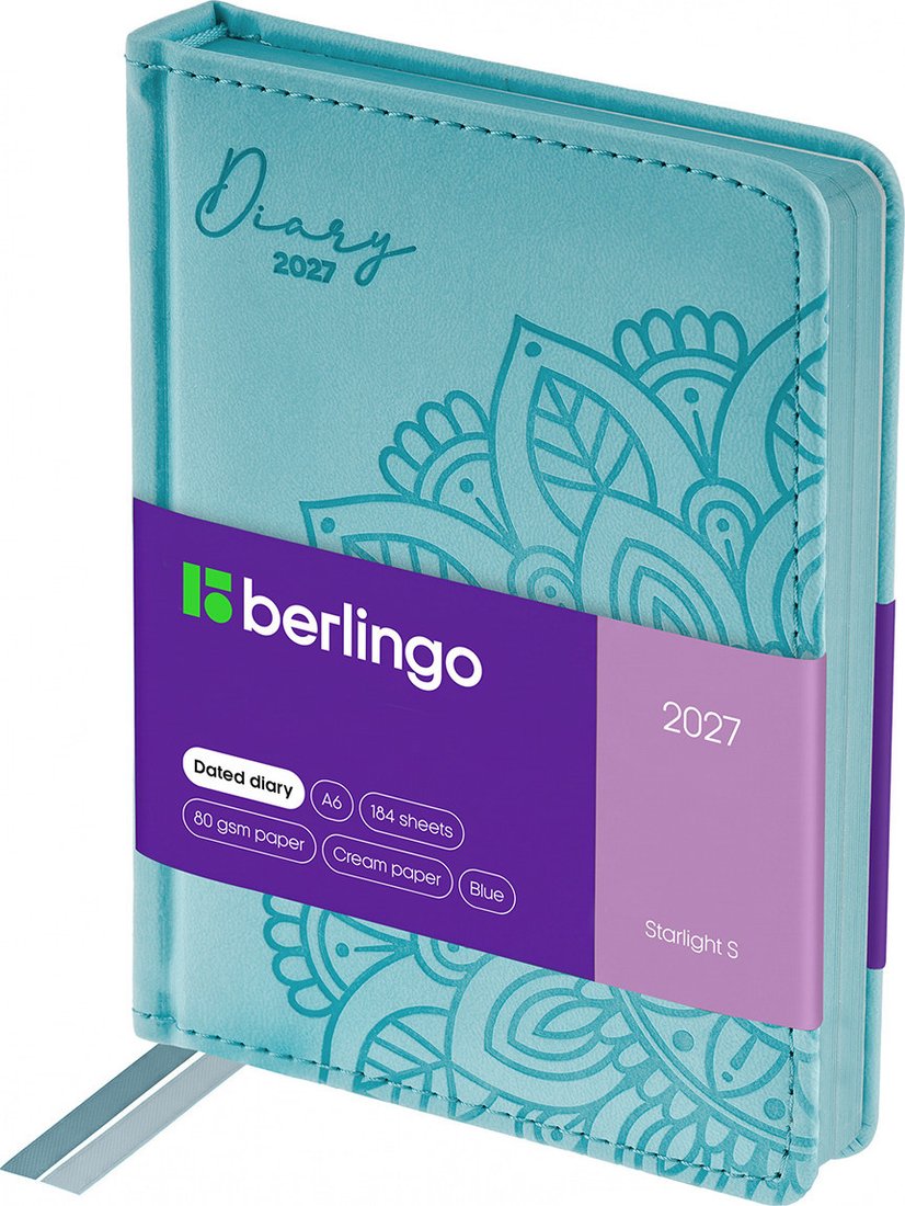 Ежедневник Berlingo Starlight S 2027г DD7_84601 (184л, голубой)