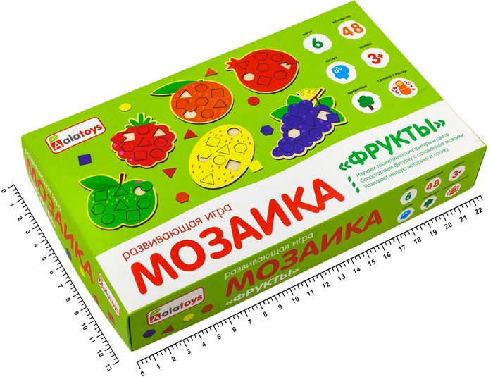 Мозаика/пазл Alatoys Мозаика. Фрукты МКФ02