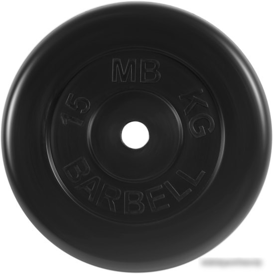 Диск MB Barbell Стандарт 26 мм (1x15 кг) Диск MB Barbell Стандарт 26 мм (1x15 кг)