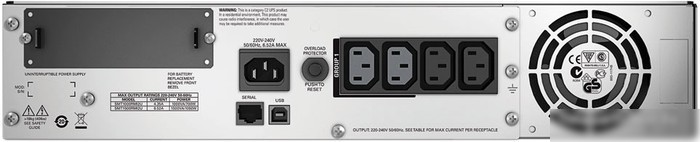 Источник бесперебойного питания APC Smart-UPS 1000VA LCD RM 2U 230V (SMT1000RMI2U)