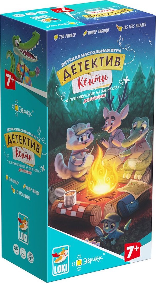 Детская настольная игра Эврикус Детектив Кейти. Приключения на каникулах
