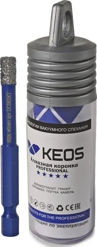 Коронка KEOS Pro 6мм DC06SKT