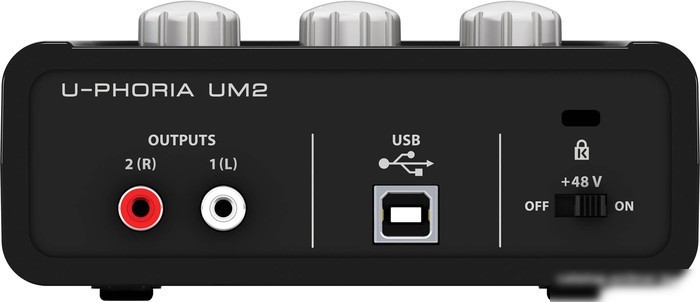 Аудиоинтерфейс BEHRINGER U-Phoria UM2