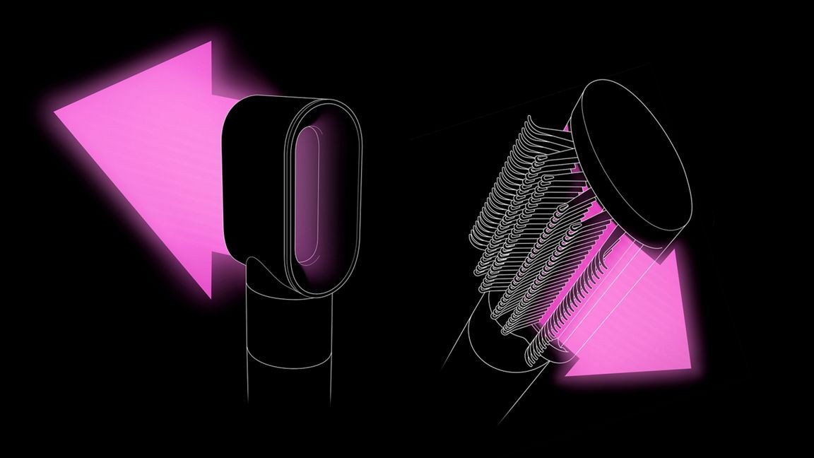 Фен-стайлер Dyson Airwrap Origin HS02 (с переходником на евровилку, никель/медный)