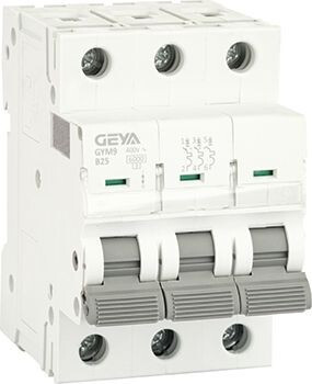 Выключатель автоматический GEYA GYM9-3P-25B 3P 25A B 6kA 3M GYM93P25B