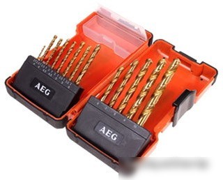 Набор оснастки AEG HSS-TIN 19 предметов [4932352245]