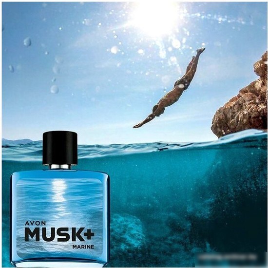 Туалетная вода Avon Musk Marine+ EdT (75 мл)
