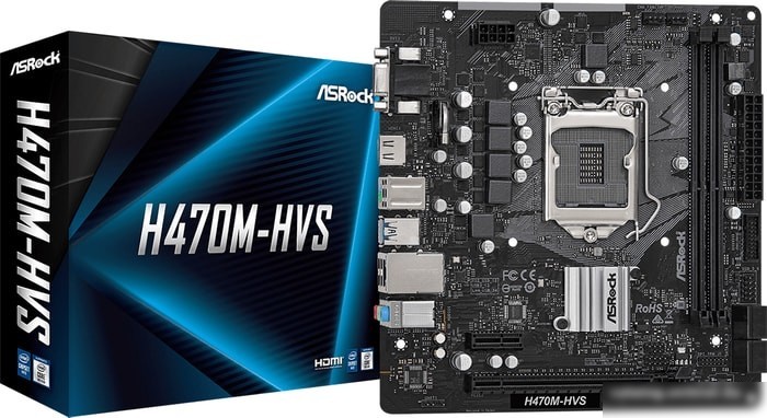 Материнская плата ASRock H470M-HVS