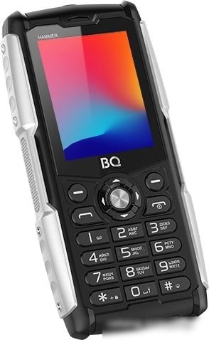 Кнопочный телефон BQ BQ-2449 Hammer (черный)