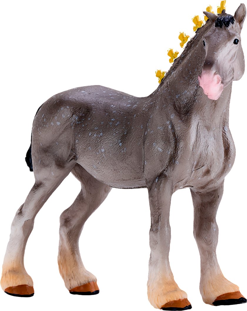 Фигурка Konik Лошадь Шайр серая в яблоках AMF1135