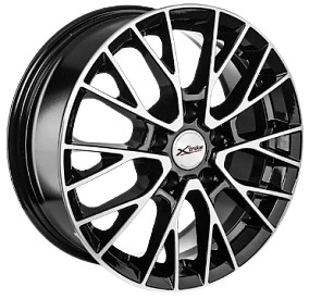 Литые диски X'trike X-135 16x6.5" 5x108мм DIA 63.35мм ET 45мм BK/FP