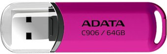 USB Flash ADATA C906 64GB (розовый)