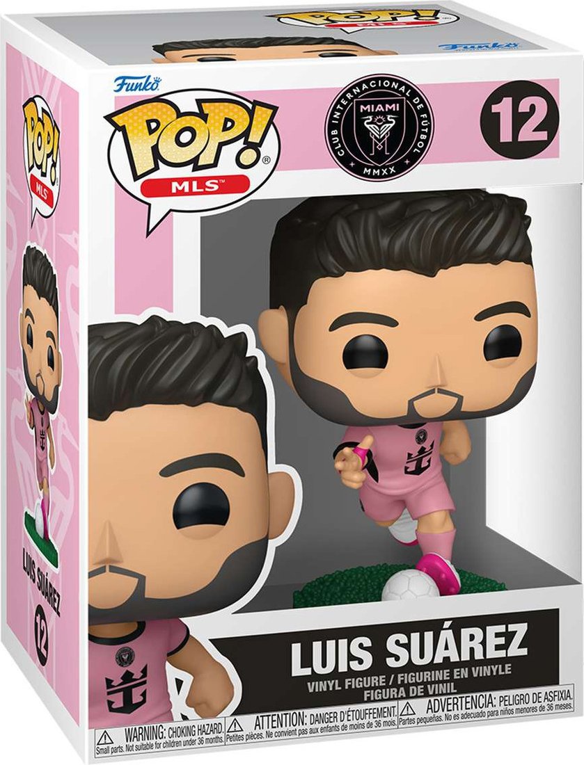Фигурка Funko POP! MLS Inter Miami. Luis Suarez Pink Uniform Fun94701