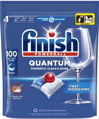 Капсулы для посудомоечной машины Finish Powerball Quantum 5999109581501 (100 шт)